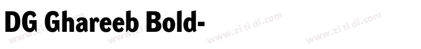 DG Ghareeb Bold字体转换